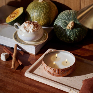 Voluspa Spiced Pumpkin Latte Dreidocht Metall Mood