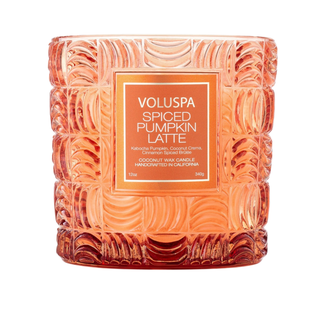Voluspa Spiced Pumpkin Latte Luxe Glas Product