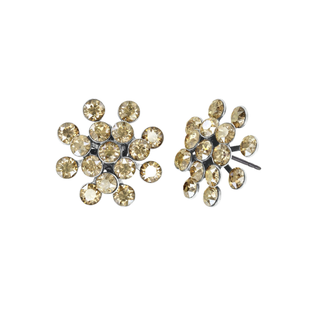 Fireball Ohrstecker Golden Shadow Silber antik 21 mm