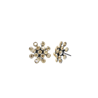 Fireball Ohrstecker Golden Shadow Silber antik 16 mm