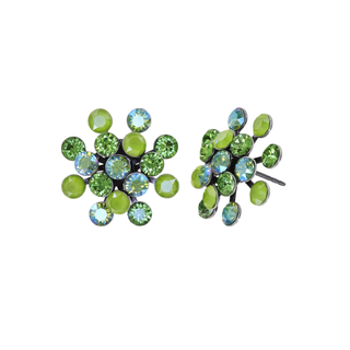 Fireball Ohrstecker Grasshopper Silber antik 21 mm