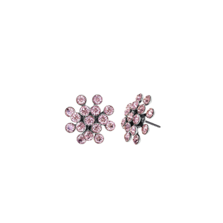 Fireball Ohrstecker Vintage Rose Silber antik 16 mm