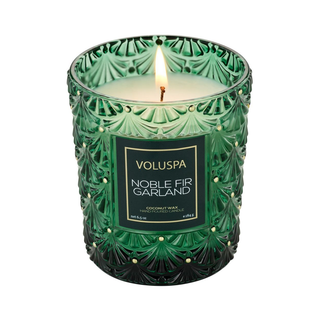 Noble Fir Garland Glas